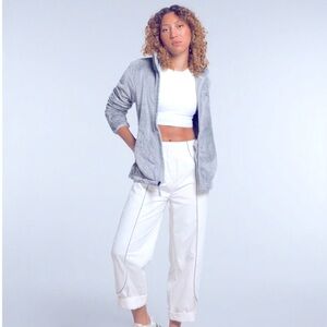 North Face Women's Osito Jacket Pink Grey sz M fall winter